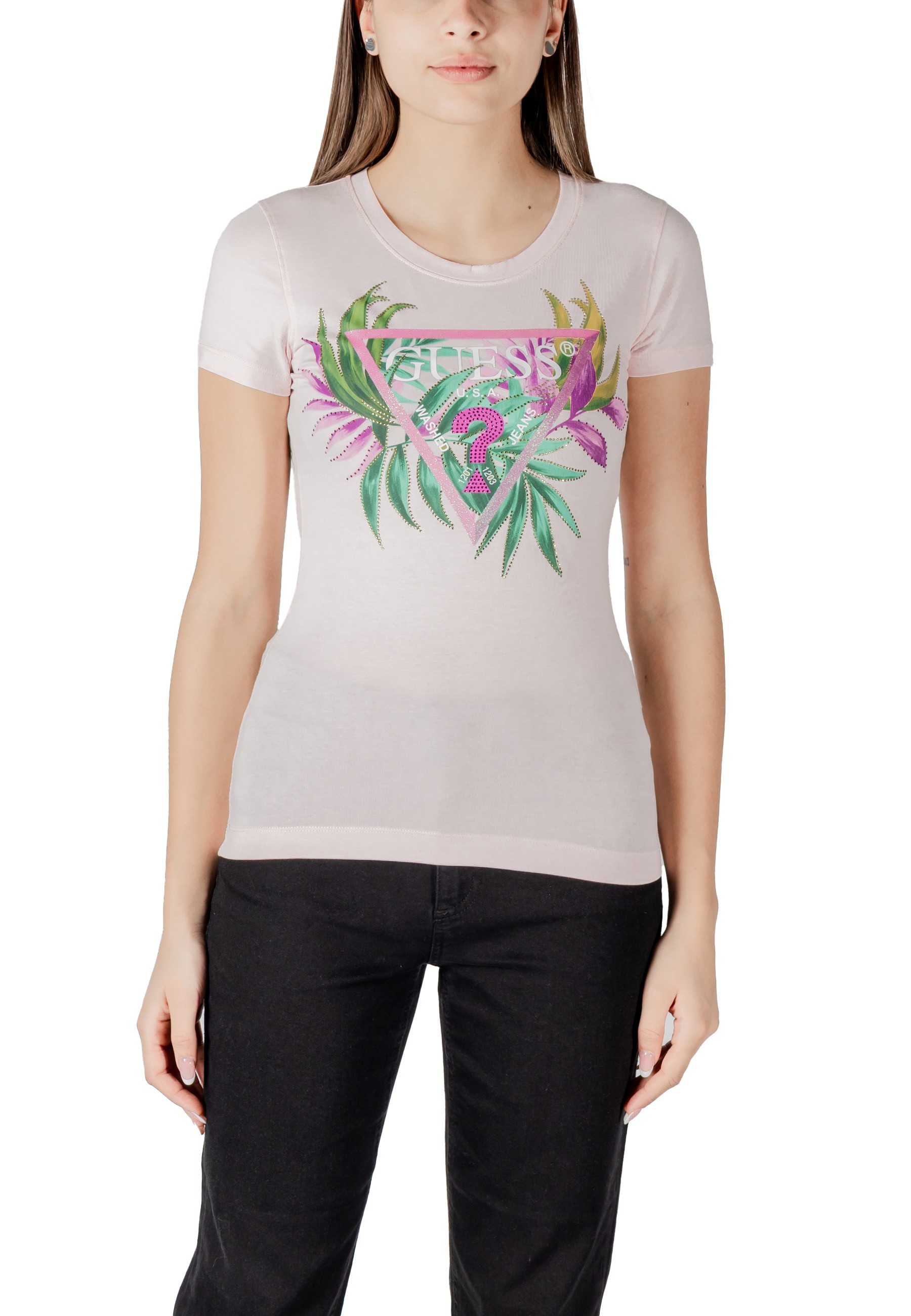

Футболки Guess, розовый