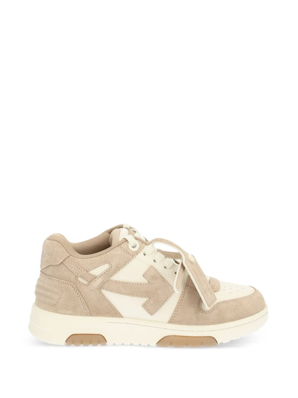Кроссовки с панелями и стрелой OFF-WHITE, нейтральный