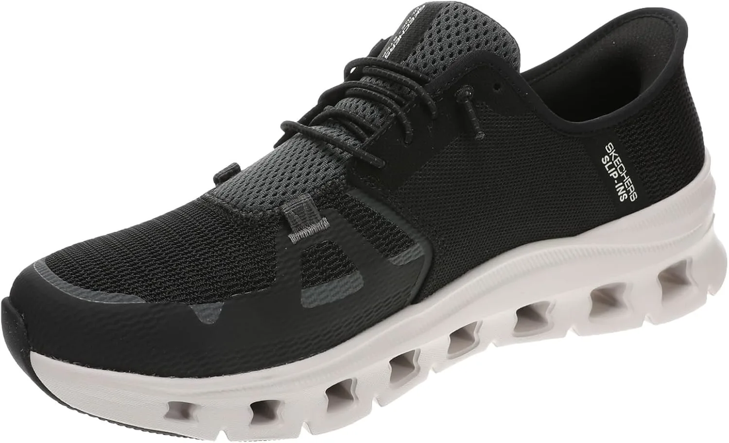 Мужские кроссовки Skechers Glide-Step с подошвой для свободного вставления, черный — фото 4