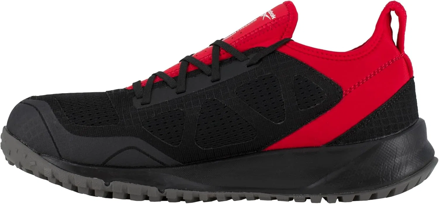Мужские защитные кроссовки Reebok Safety for All Terrain для обеспечения безопасности, черный/красный — фото 3