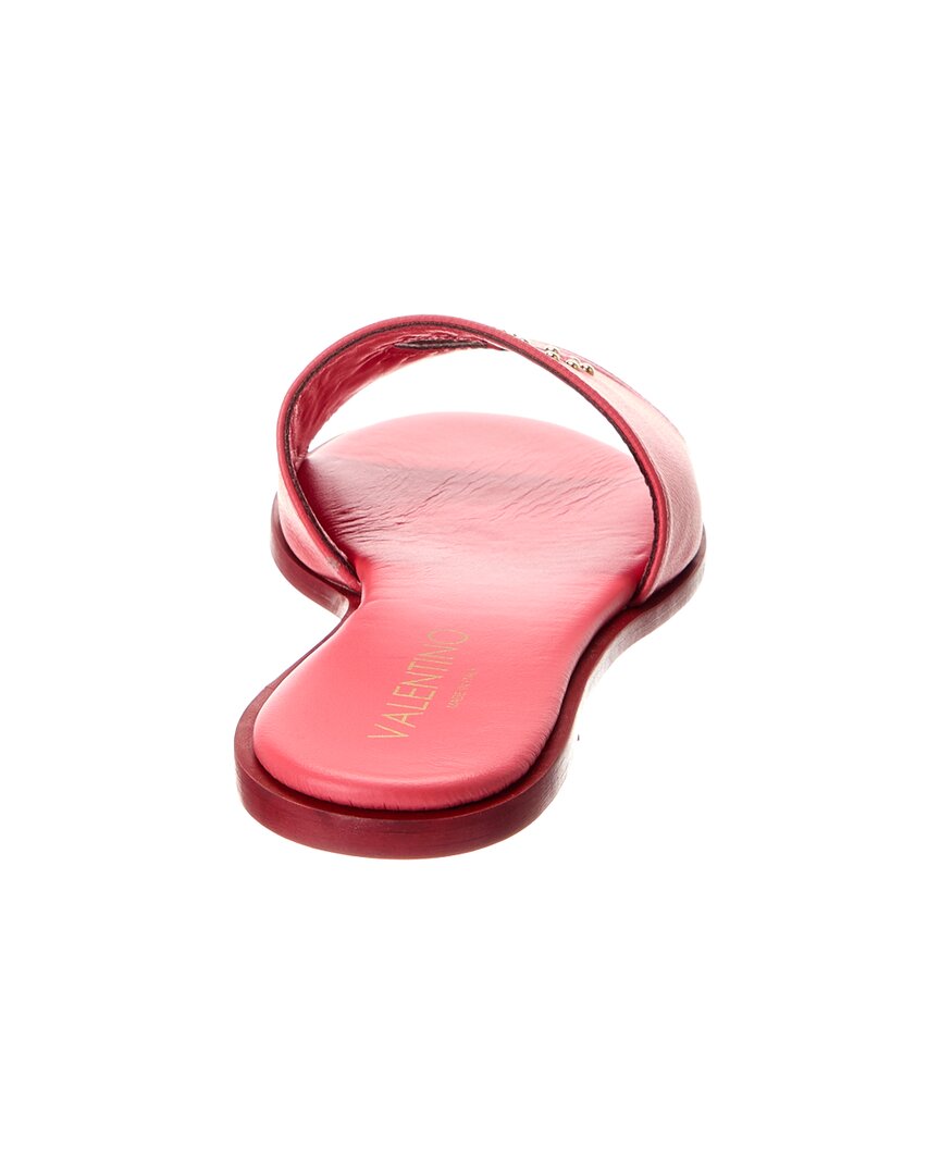 Valentino by Mario Valentino Bucola Leather Sandal, розовый — фото 3