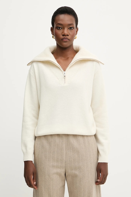 

Свитер с добавлением кашемира Liviana Conti, бежевый