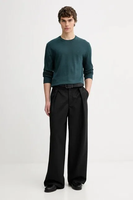 Свитер классический Calvin Klein, бирюзовый — фото 2