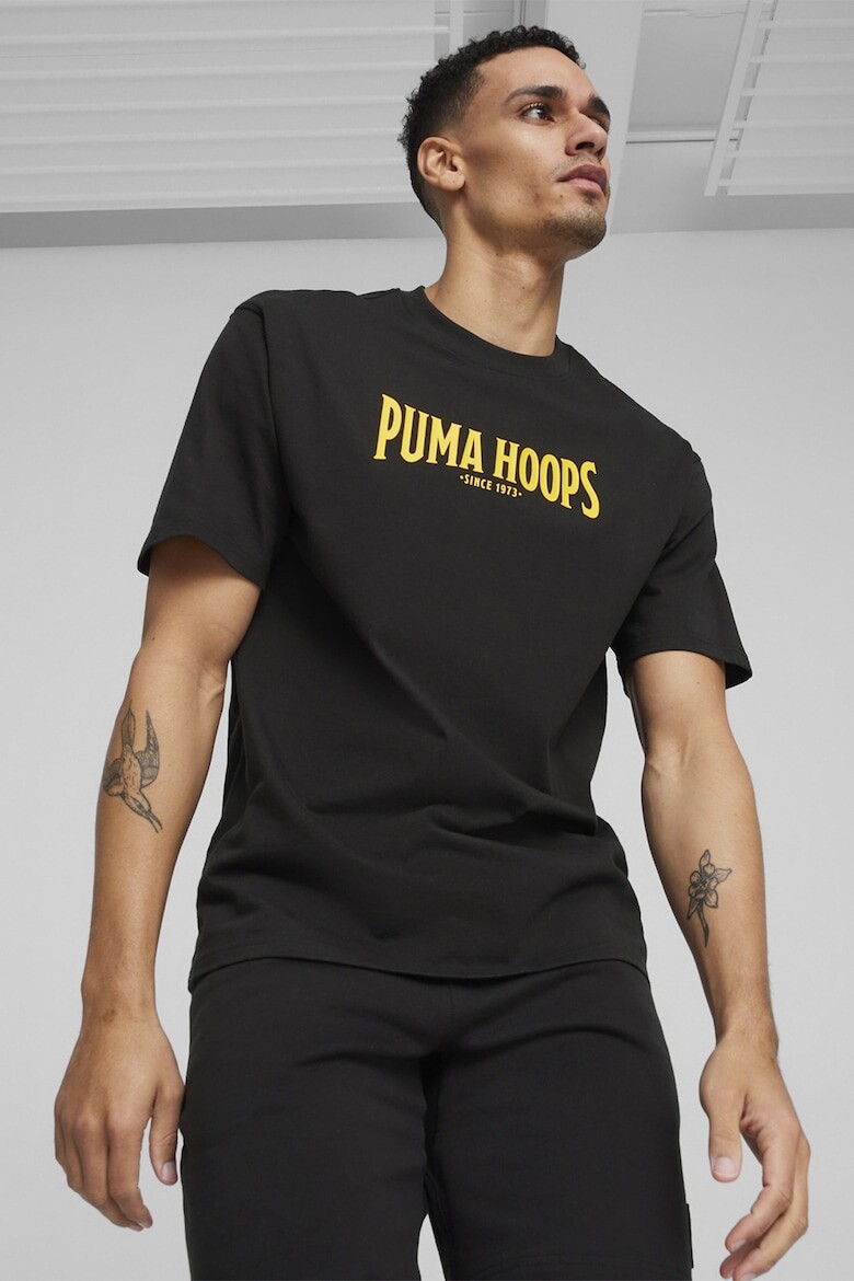 

Хлопковая футболка «Приготовься» Puma, черный