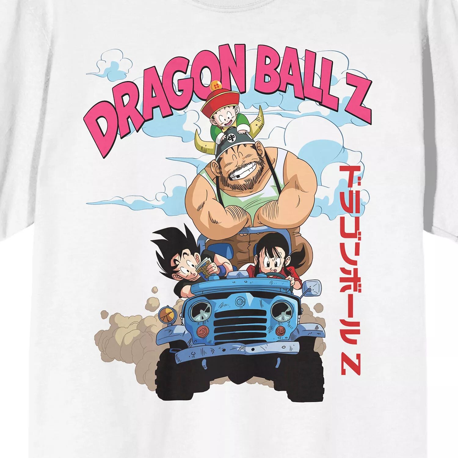 

Мужская футболка с рисунком Dragon Ball Z Jeep Ride Licensed Character