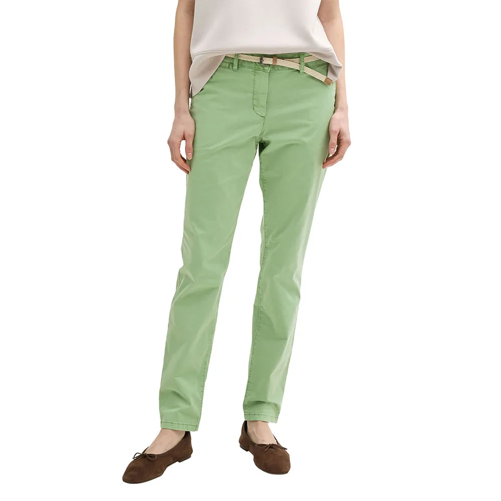

Брюки Tom Tailor Slim, зеленый