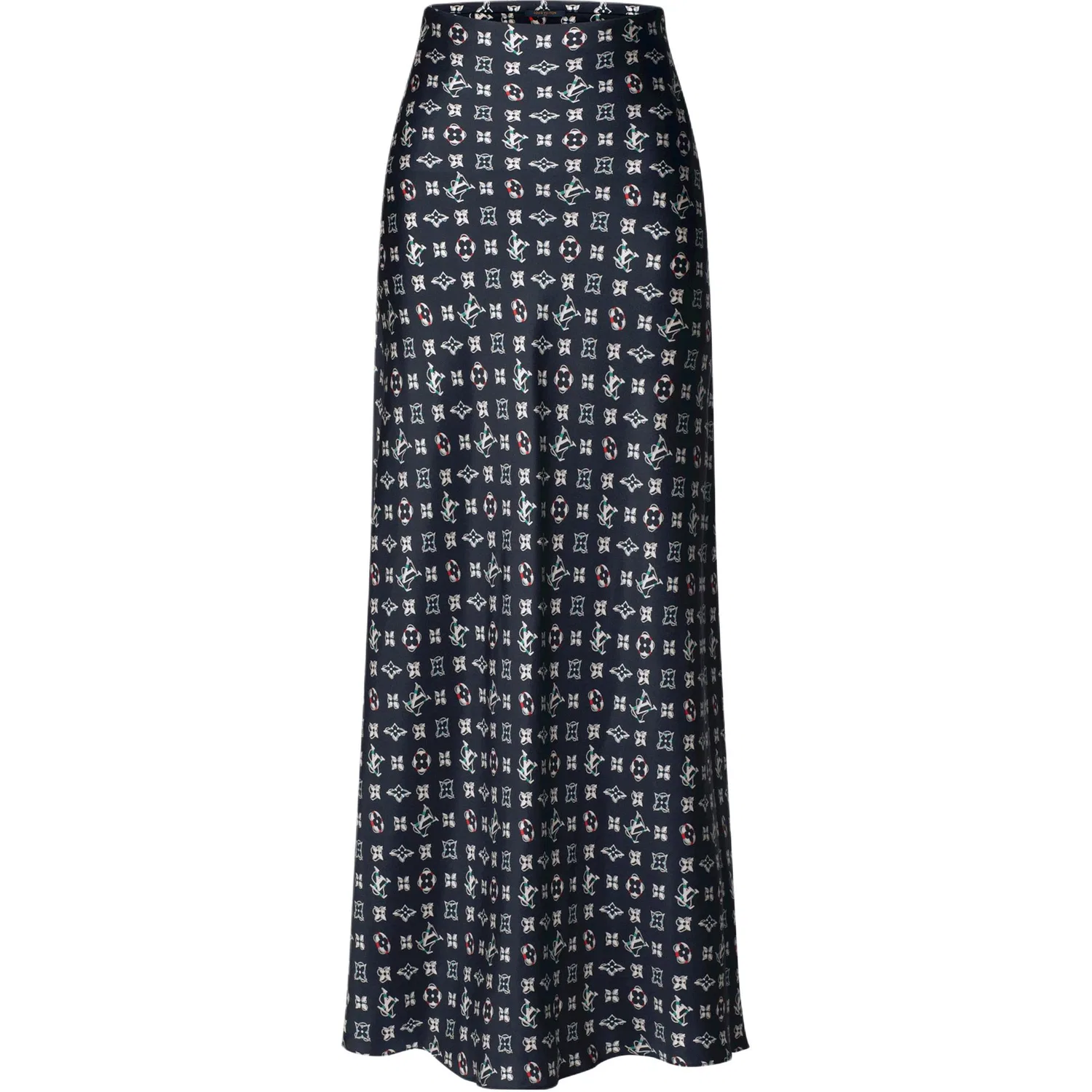Женская длинная юбка Nautical SS26 Casual LOUIS VUITTON, Blue
