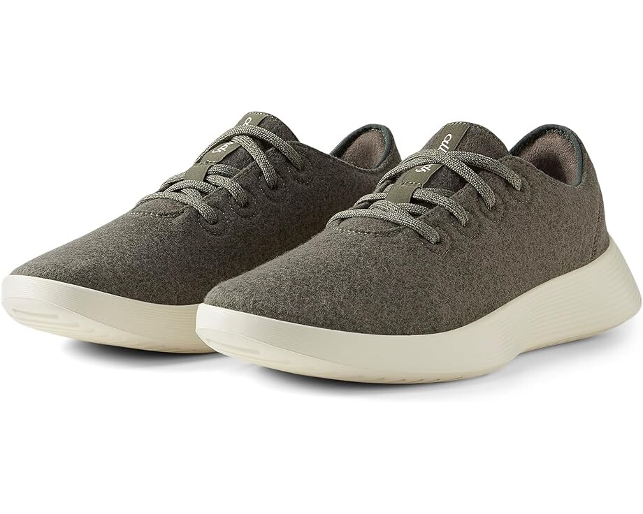 

Кроссовки Allbirds Wool Runner 2, цвет Rugged Green (Stony Cream)