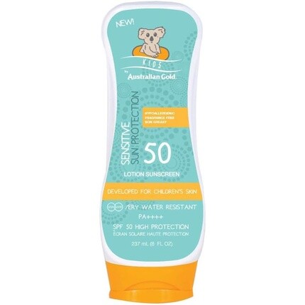 

Детский лосьон Spf 50 для чувствительной защиты, 237 мл, Australian Gold