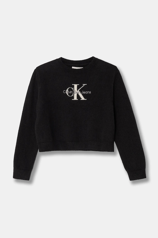 

Детский свитер Calvin Klein Jeans, черный