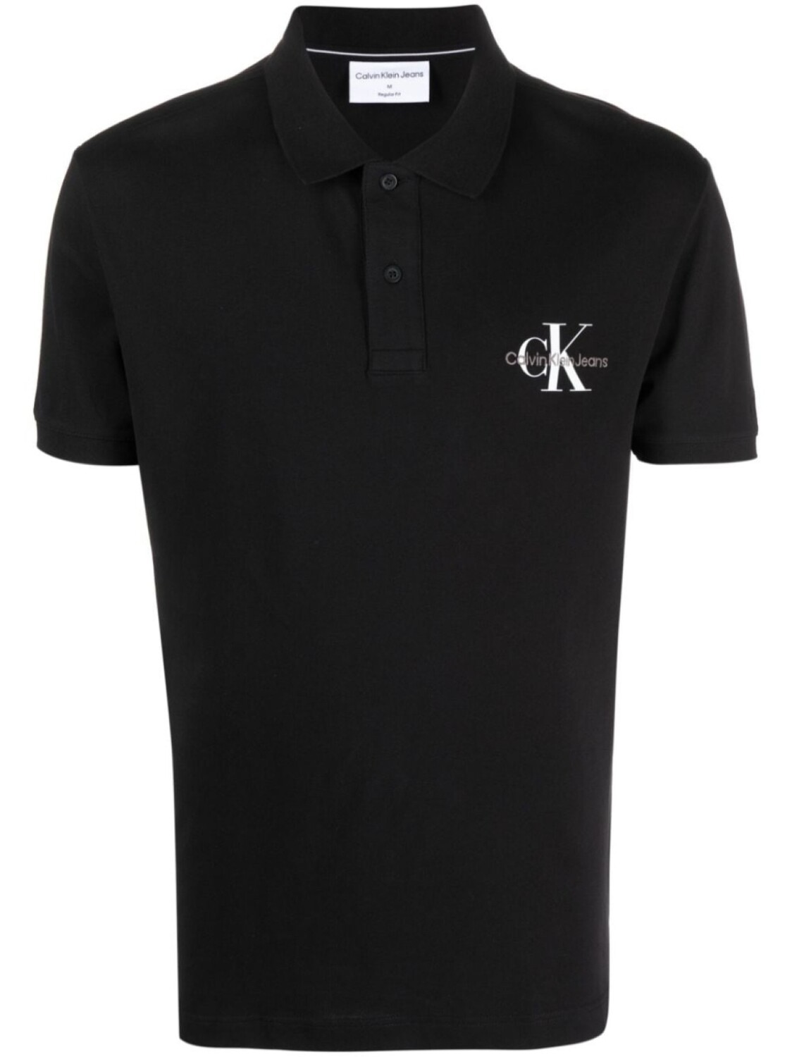 

Calvin Klein Jeans рубашка поло с логотипом, черный