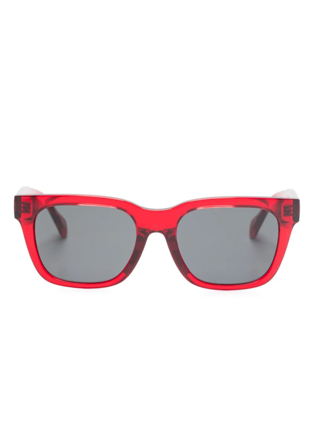 

Солнцезащитные очки в квадратной оправе Versace Eyewear, красный