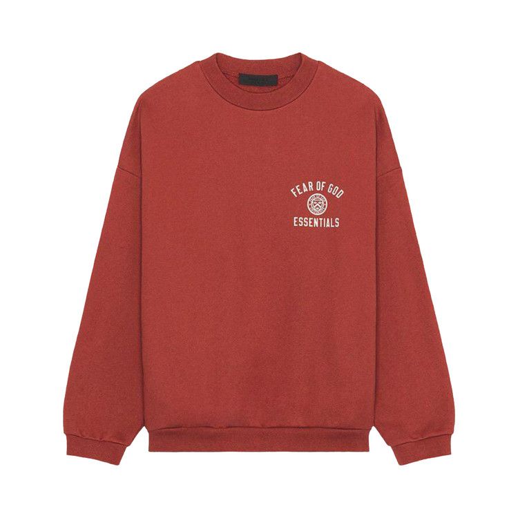 

Свитер Fear of God Essentials Fleece Crewneck, Red