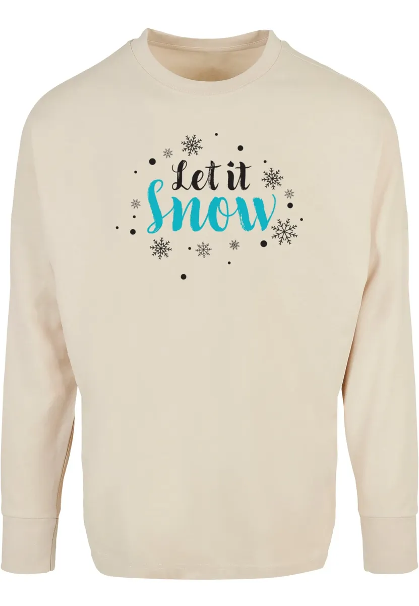 

Merchcode с длинным рукавом " Merchcode Мужская футболка Let it Snow с длинными рукавами и объемным вырезом на рукавах", цвет Sand