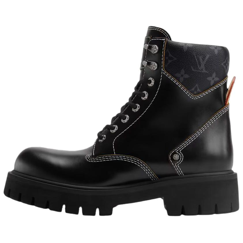 

LOUIS VUITTON Ремейк короткие ботинки мартин мужские black