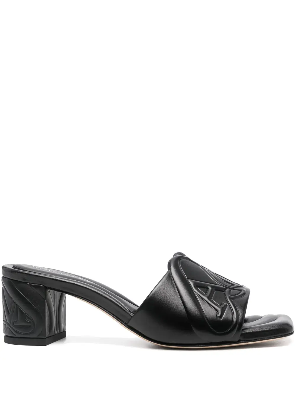 Мюли Seal 65 Alexander McQueen, черный
