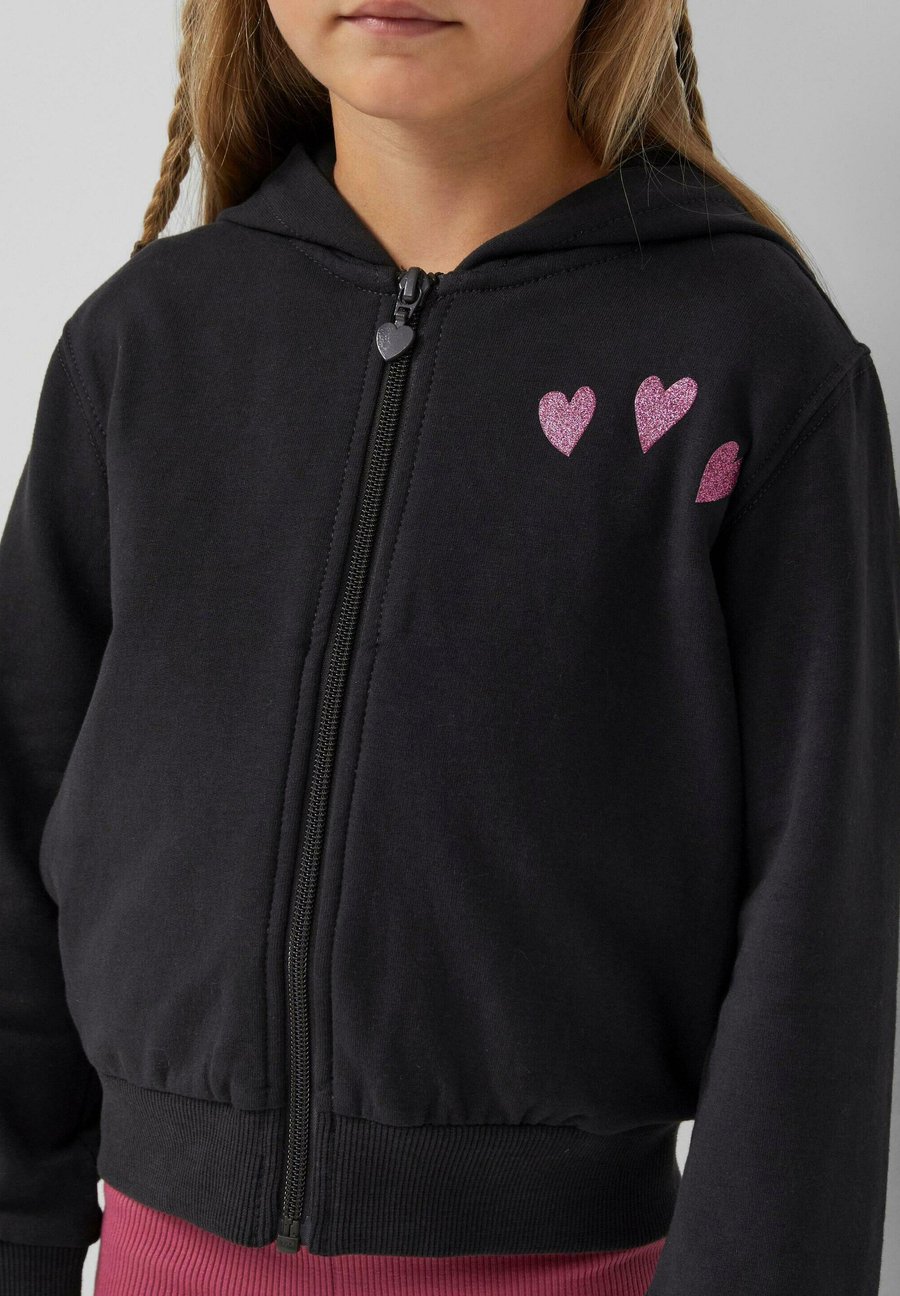 Толстовка s.Oliver Zip-up sweatshirt, Dunkelgrau/Grey — фото 3
