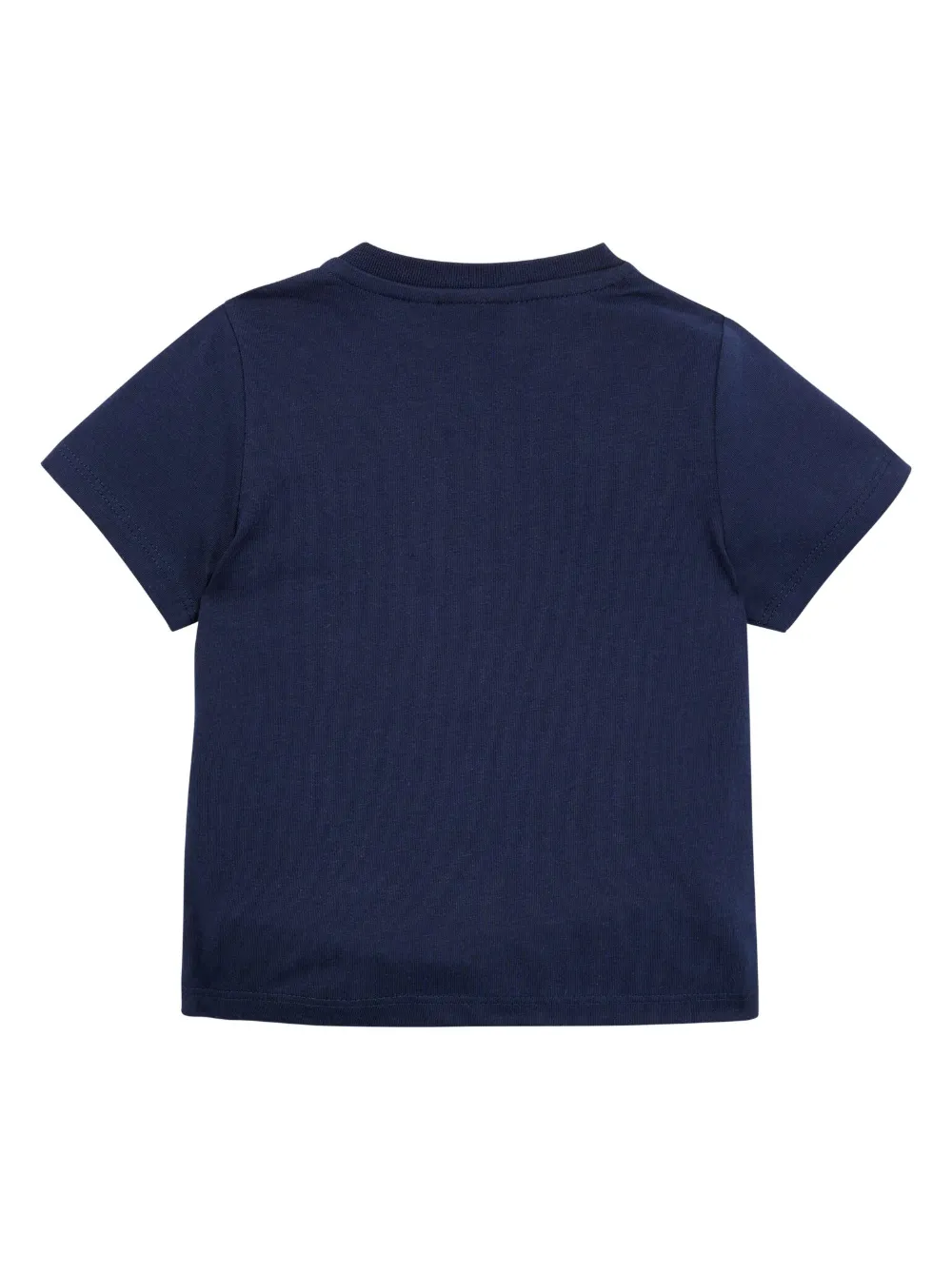 Хлопковая футболка с логотипом Boss Kidswear, синий — фото 2