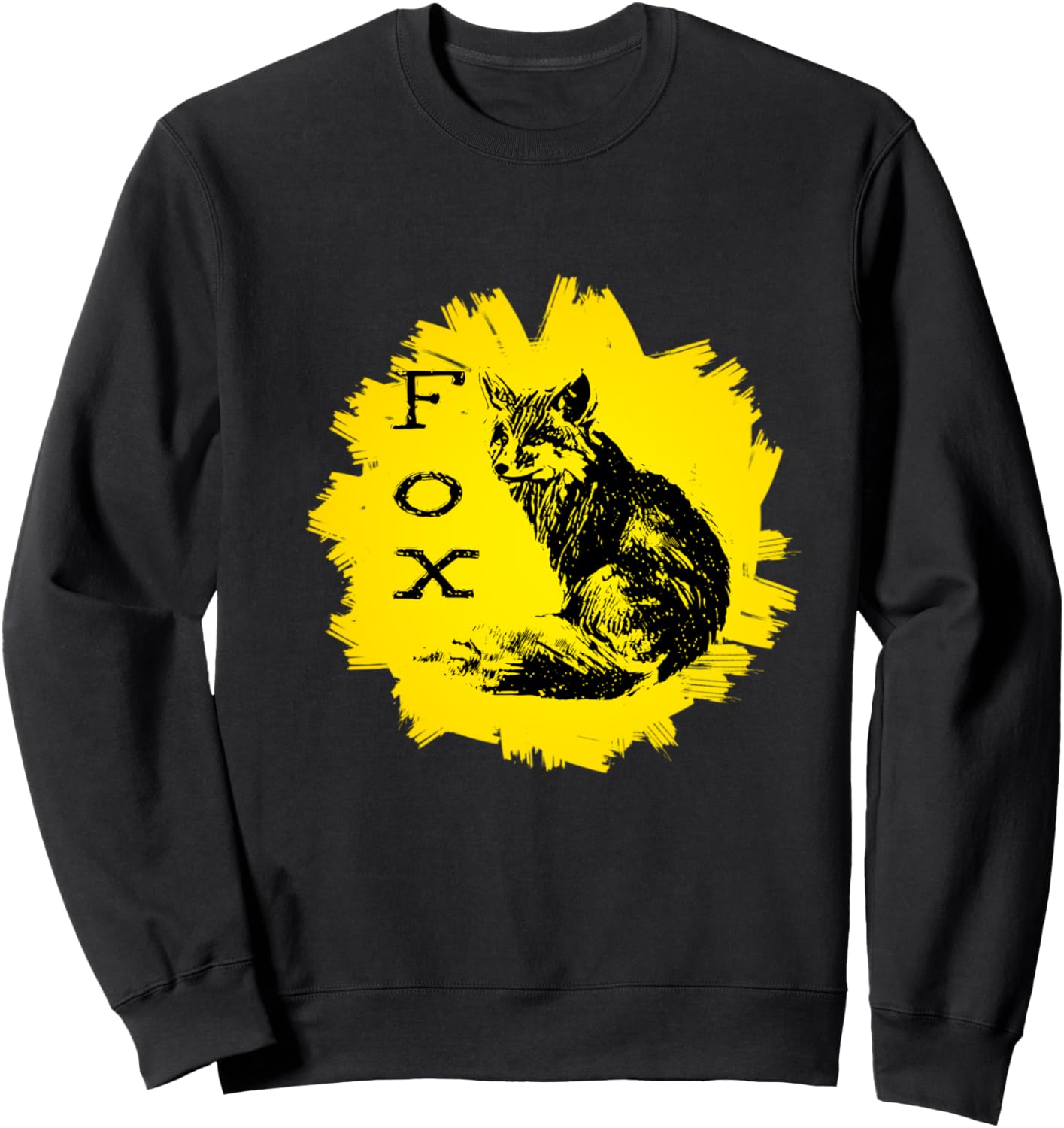 

Толстовка с рисунком лисы, забавная лисица, лесные животные, красочный дизайн, черная Fox The Wise | Forest Animals Gift For Christmas Or Birthday