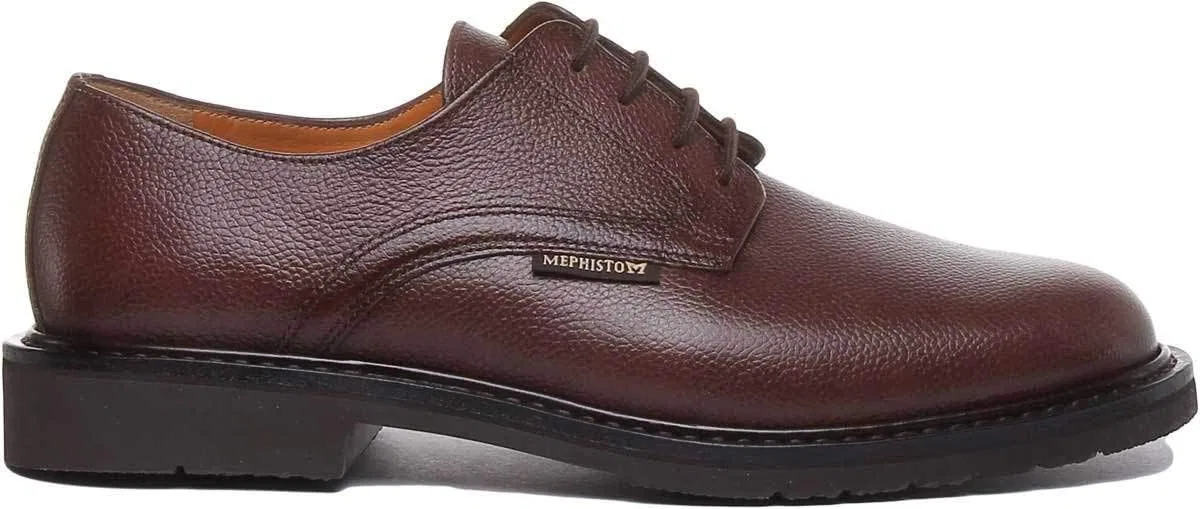 Мужские оксфорды Mephisto Marlon на шнуровке, Dark Brown — фото 3