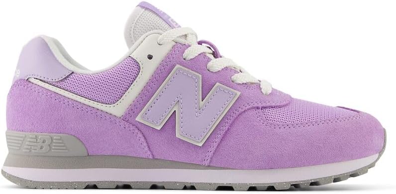 Кроссовки New Balance Kids' 574 V1 на шнуровке, сиреневый — фото 3