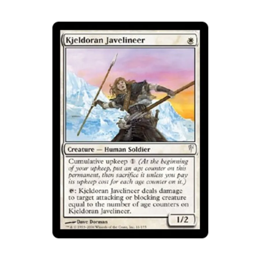 

CCG Кьельдоранский копьеметатель (К), MTG - Coldsnap