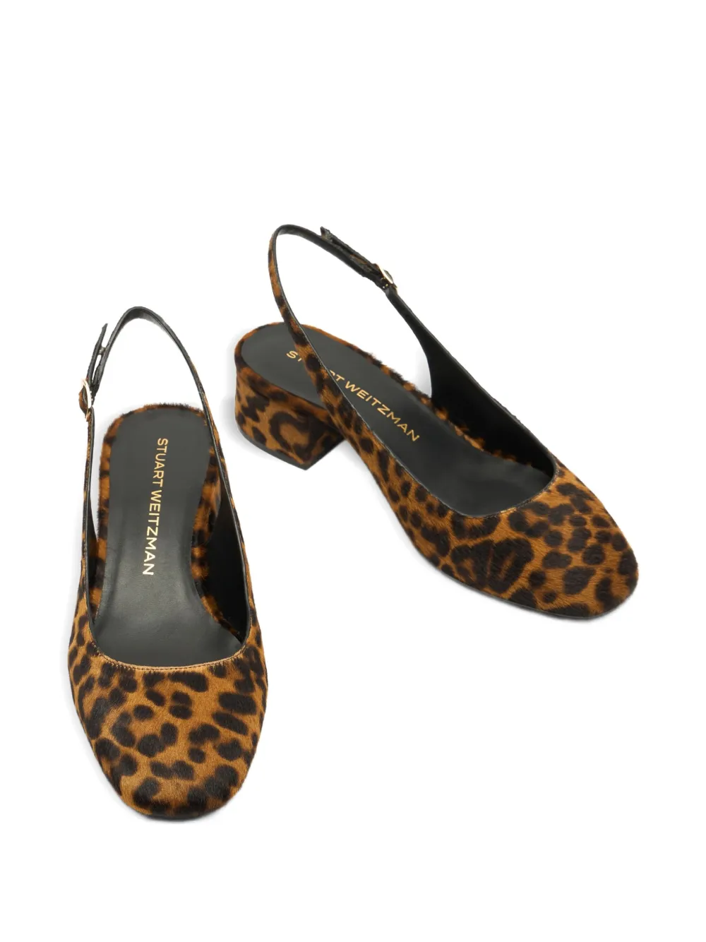 Туфли Maeve 35 с ремешком на пятке Stuart Weitzman, коричневый — фото 3