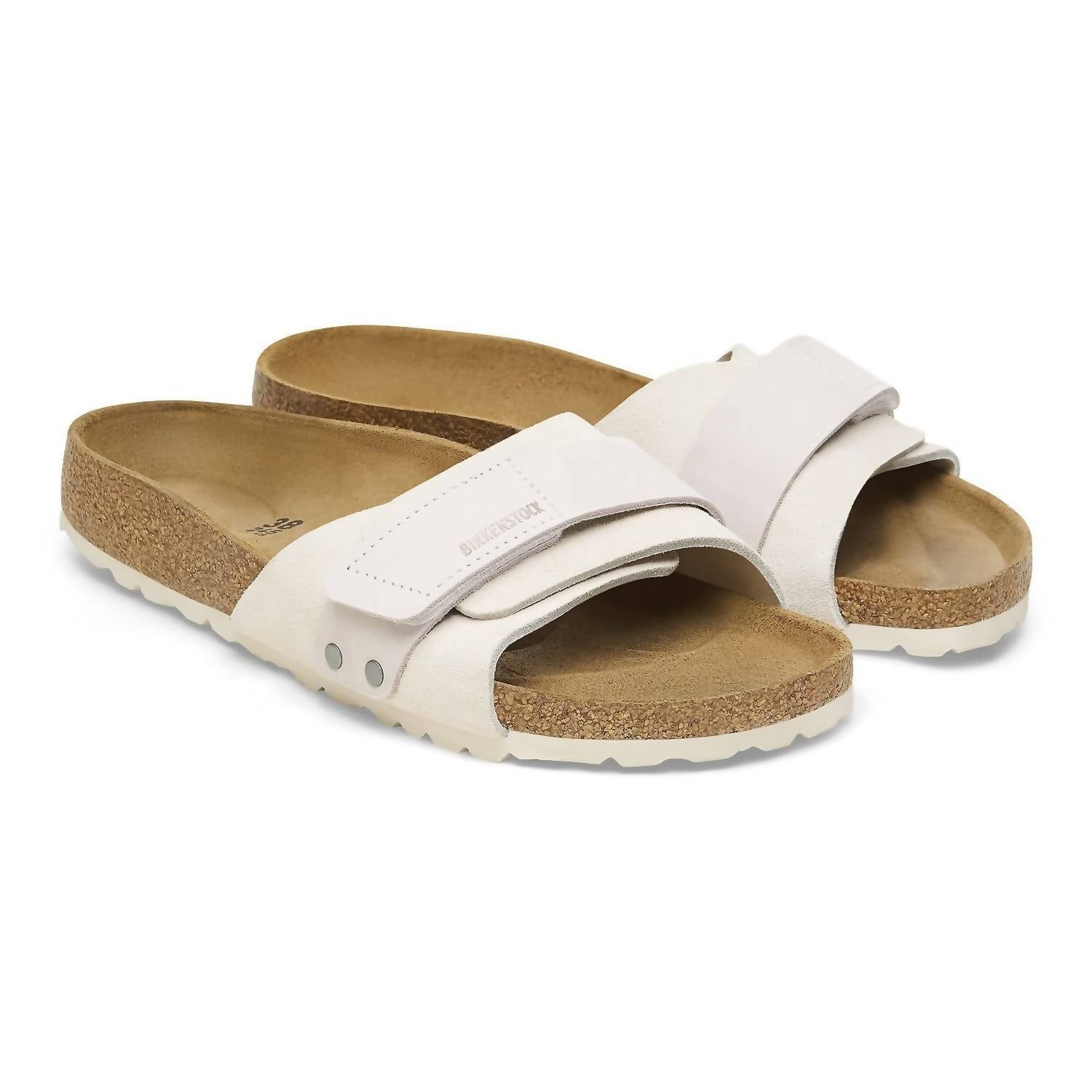 Унисекс Oita современные замшевые сандалии в винтажном белом Birkenstock