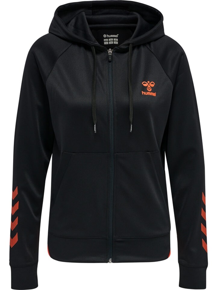 

Худи Hummel Reißverschluss Hmlgg12 Multisport Damen, цвет black/cherry tomato
