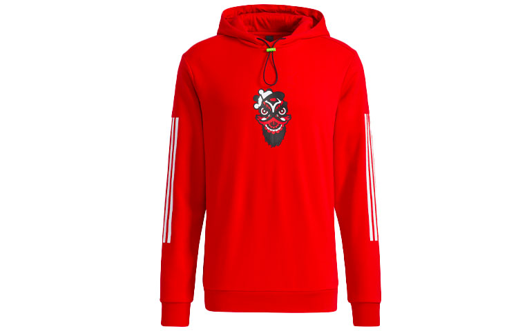 Свитшот мужской светло-алый Adidas, красный — фото 2