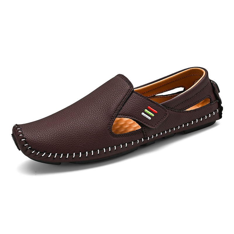

KUPE Мужские повседневные туфли мужские низкие топы коричневые, цвет Brown