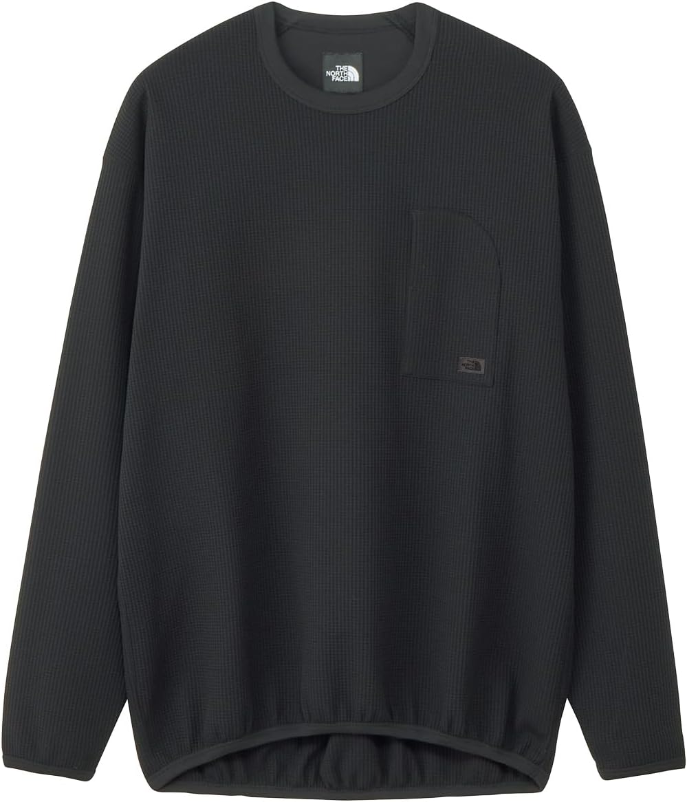 

Толстовка THE NORTH FACE Enride Waffle Crew, унисекс/для взрослых, черный