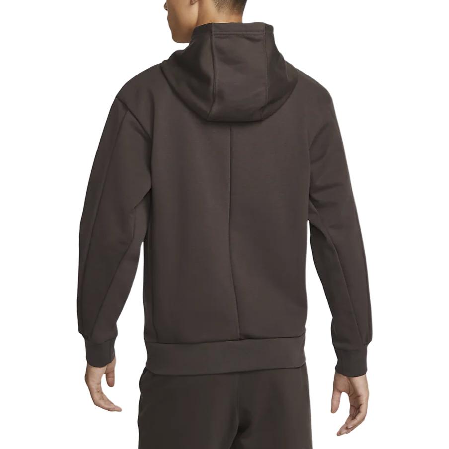 Толстовка Court Heritage Dri Fit мужская Baroque Brown/Velvet Brown Nike, коричневый/коричневый — фото 4