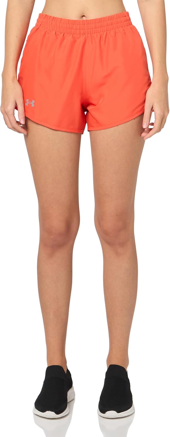 

Женские шорты Under Armour Fly by, (847) Fire/Fire/Reflective