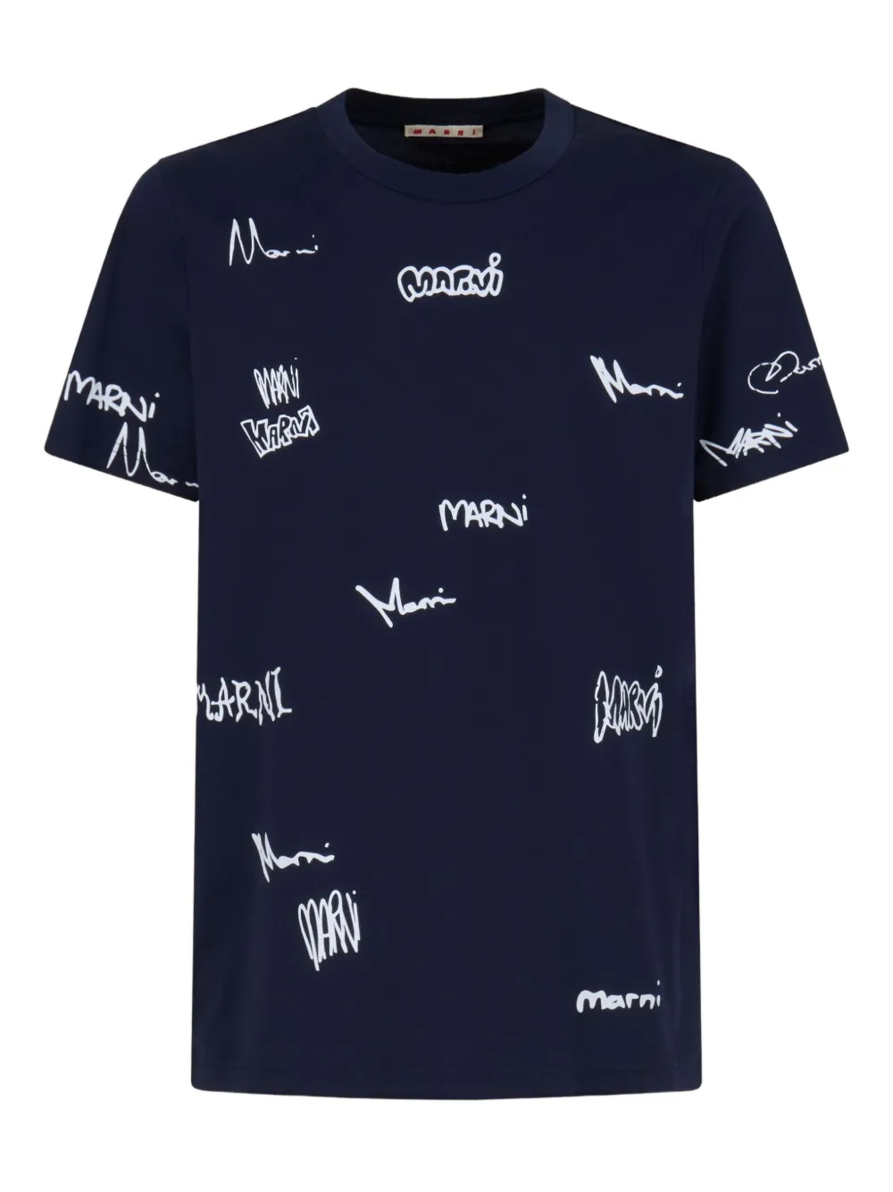 

Футболка с логотипом Marni, синий