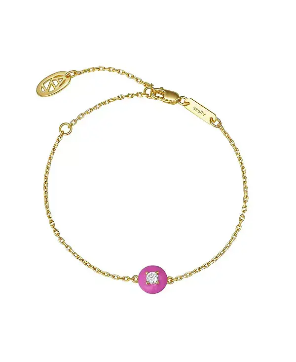 

Маленький браслет-кекс в розовом цвете Anna Zuckerman, rose