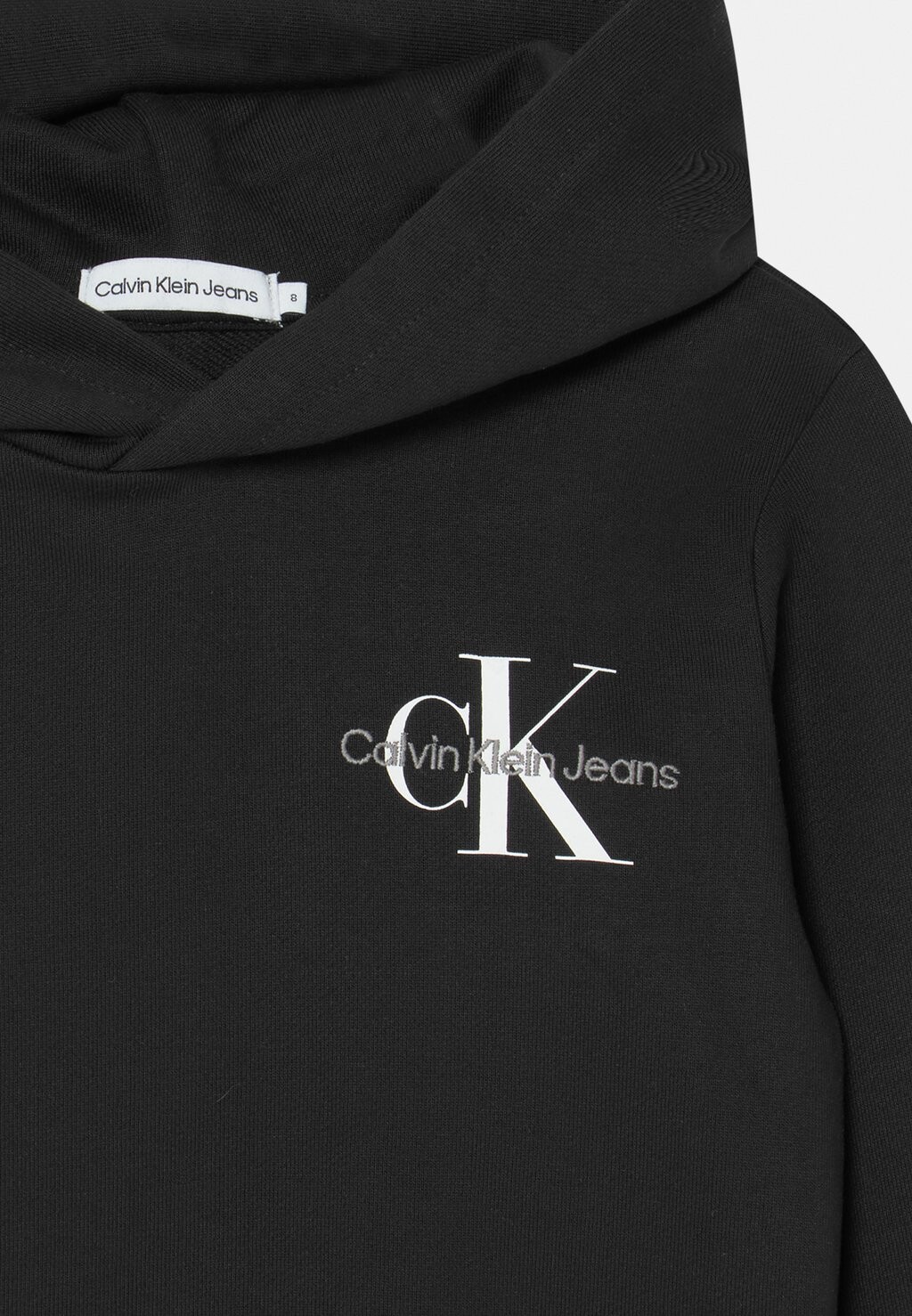 Толстовка SMALL MONOGRAM HOODIE UNISEX Calvin Klein Jeans, цвет ck black — фото 3