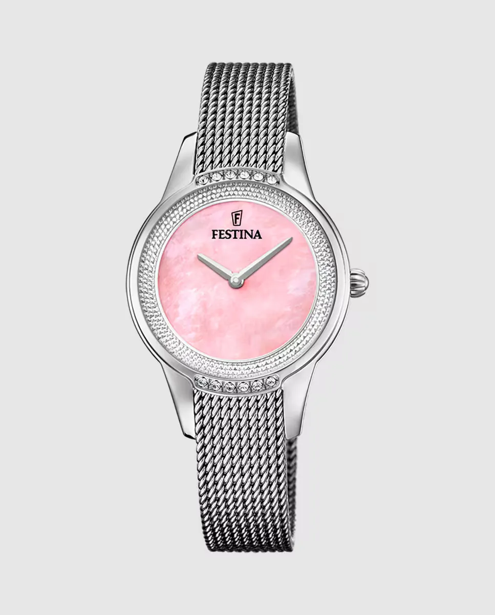 

F20494/5 Женские часы Mademoiselle из серебристой стали Festina, серебряный