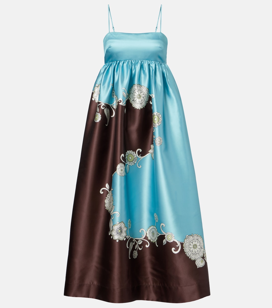 

Платье макси с принтом Gia Alémais, разноцветный