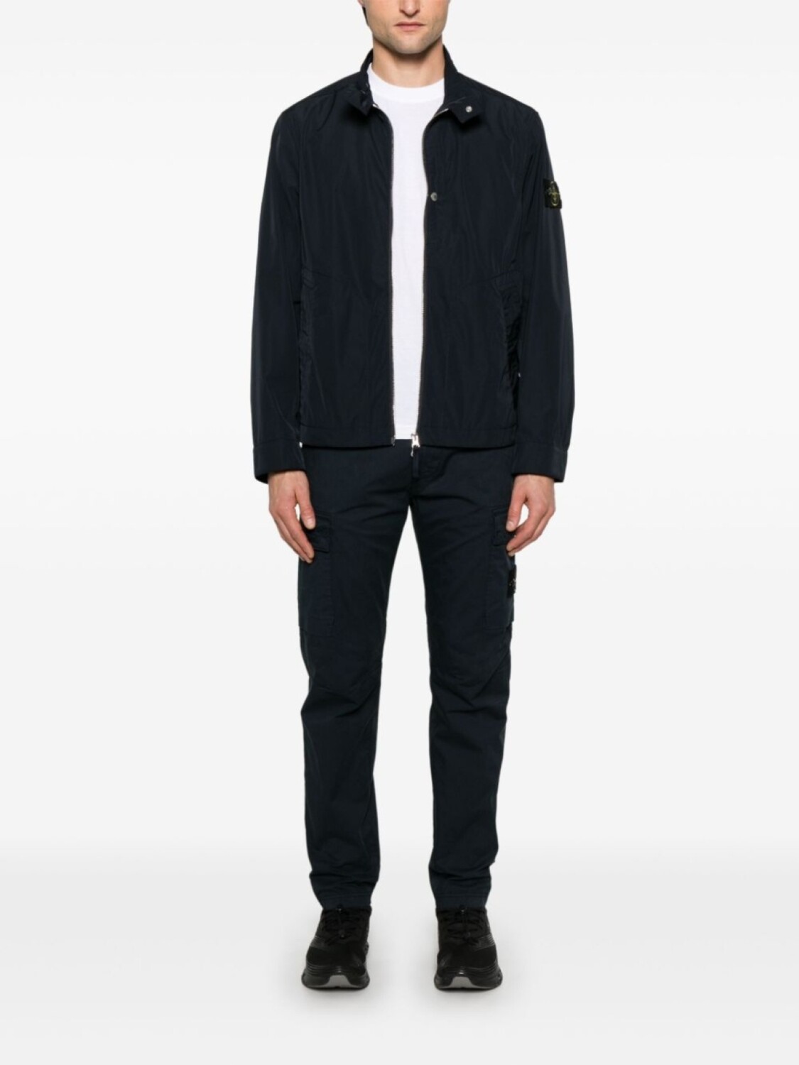 Куртка с эмблемой Stone Island Compass, синий — фото 2