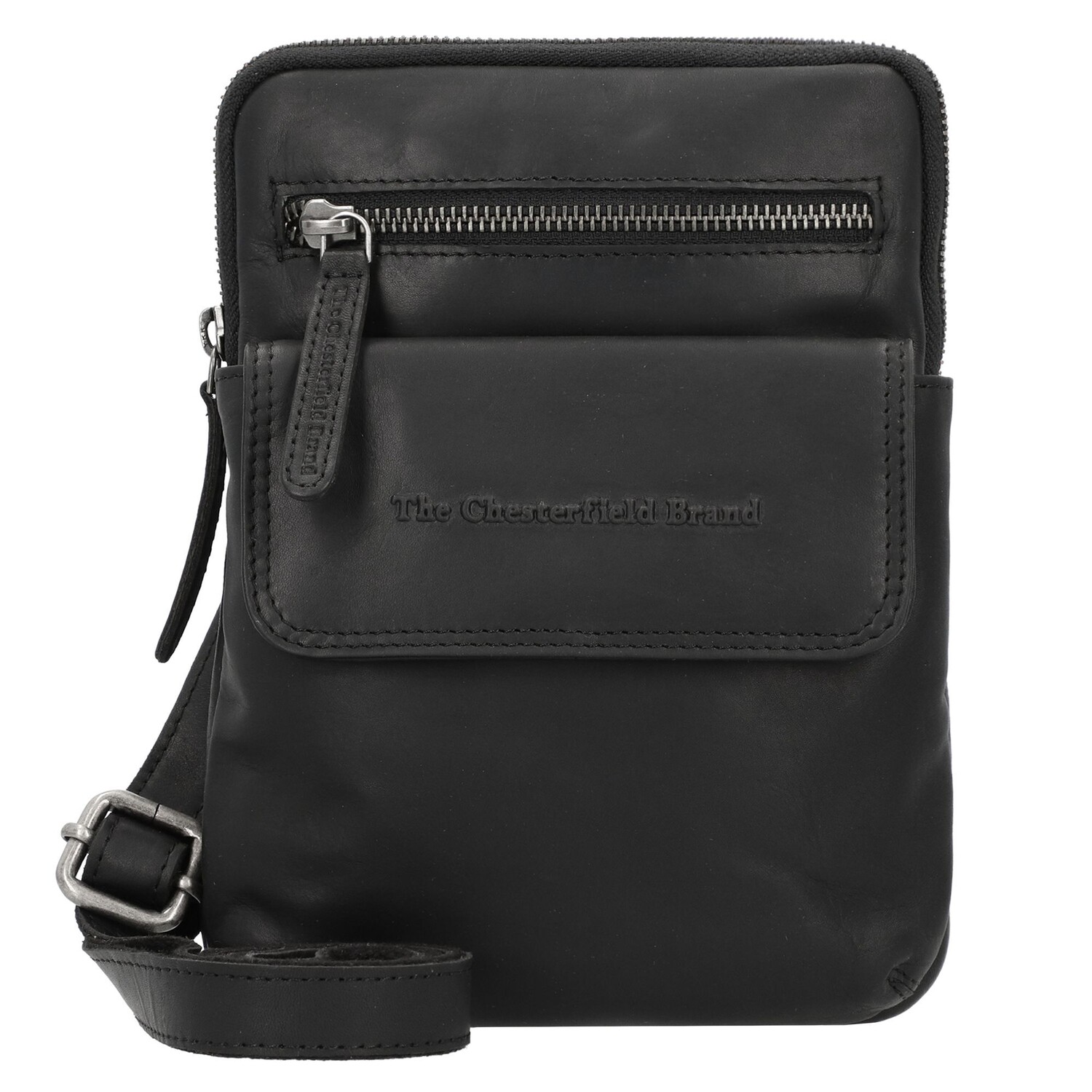 

Сумка через плечо The Chesterfield Brand Wax Pull Up Leder 16 см, черный