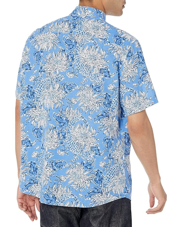 

Рубашка Southern Tide Croc and Lock It Sport Shirt, цвет Boca Blue