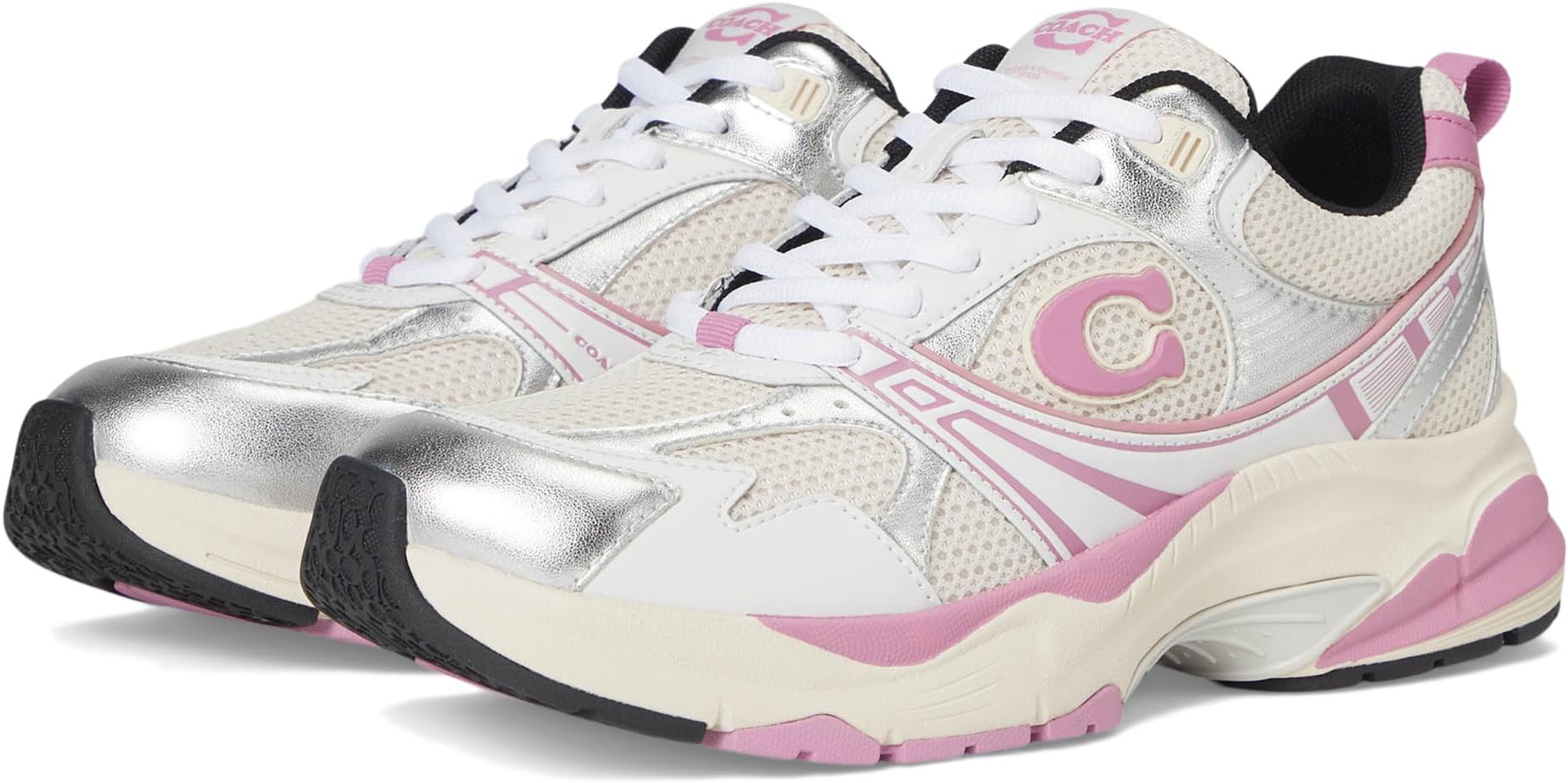 Кроссовки COACH Mesh Sneakers, Fuschia Multi