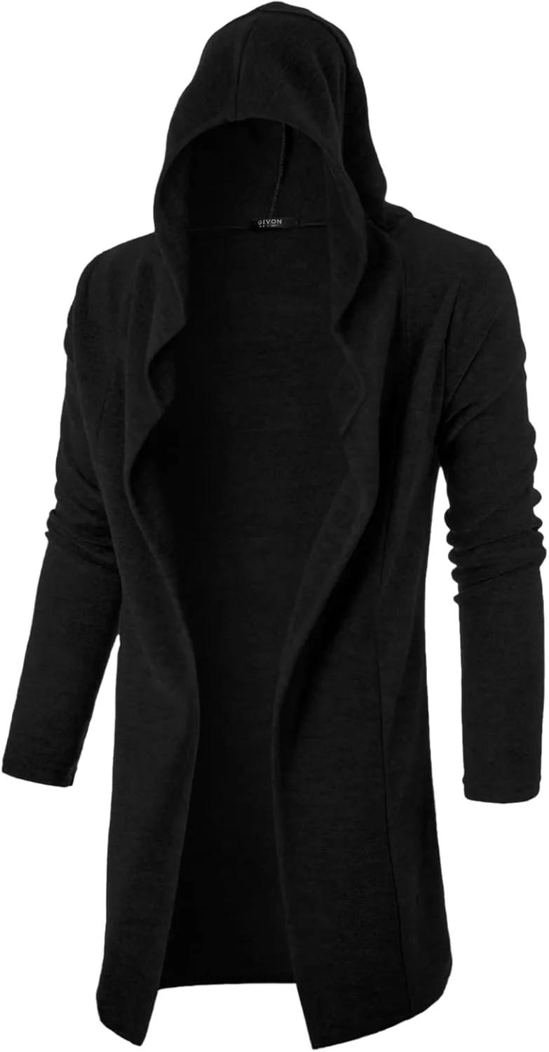 

GIVON удлиненный кардиган с капюшоном и воротником-шалью