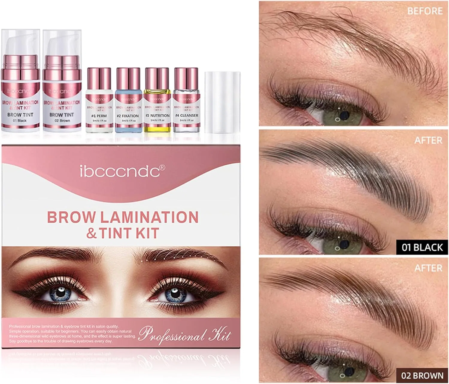 Набор для ламинирования бровей Instant DIY Eyebrow Lift Kit Generic, полный набор инструментов — фото 2