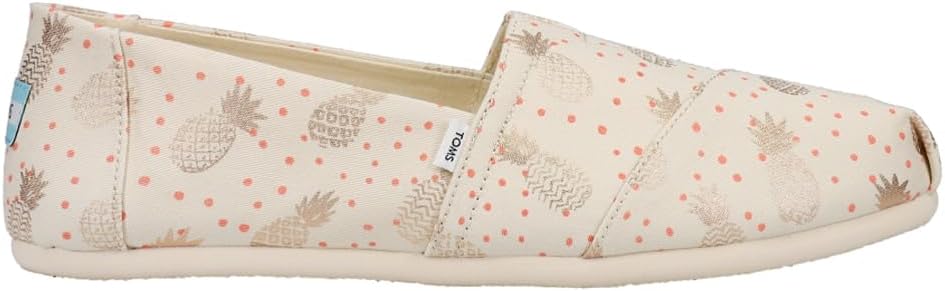 Кеды без шнурков TOMS для девочек Luca, бежевый — фото 2