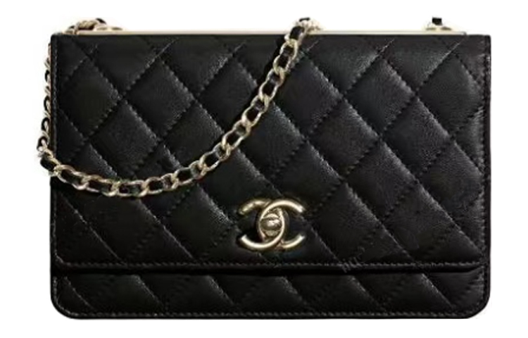 

CHANEL Модная женская кожаная сумка через плечо черная
