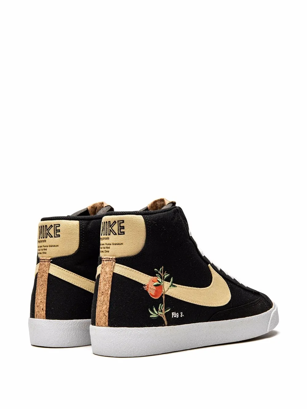 Высокие кеды Blazer Mid 77 Nike, черный — фото 3