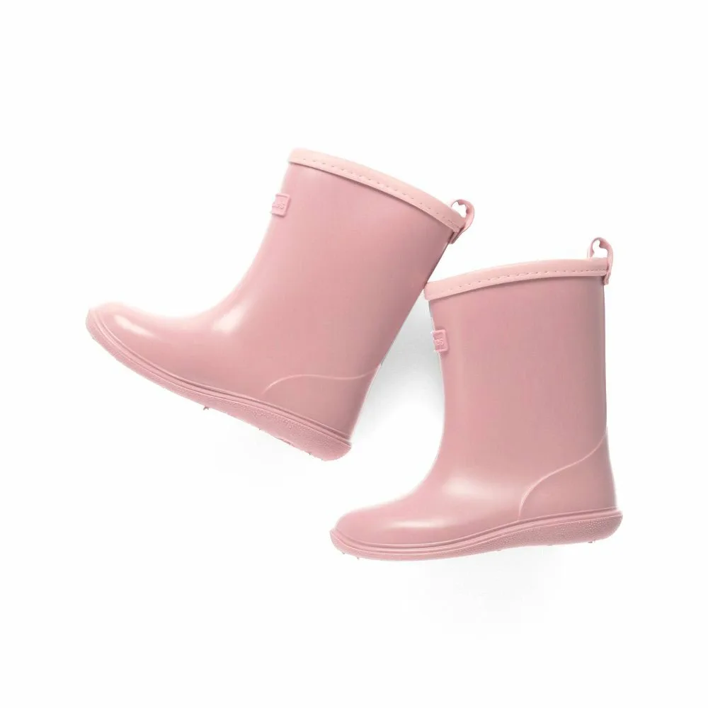 Детские резиновые сапоги с нашивками Branshes, цвет Pink — фото 4
