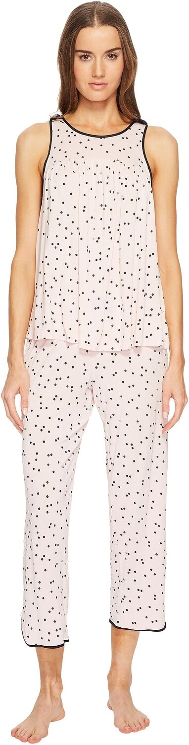 

Укороченная пижама с рассеянным принтом в горошек Kate Spade New York, цвет Scattered Dot